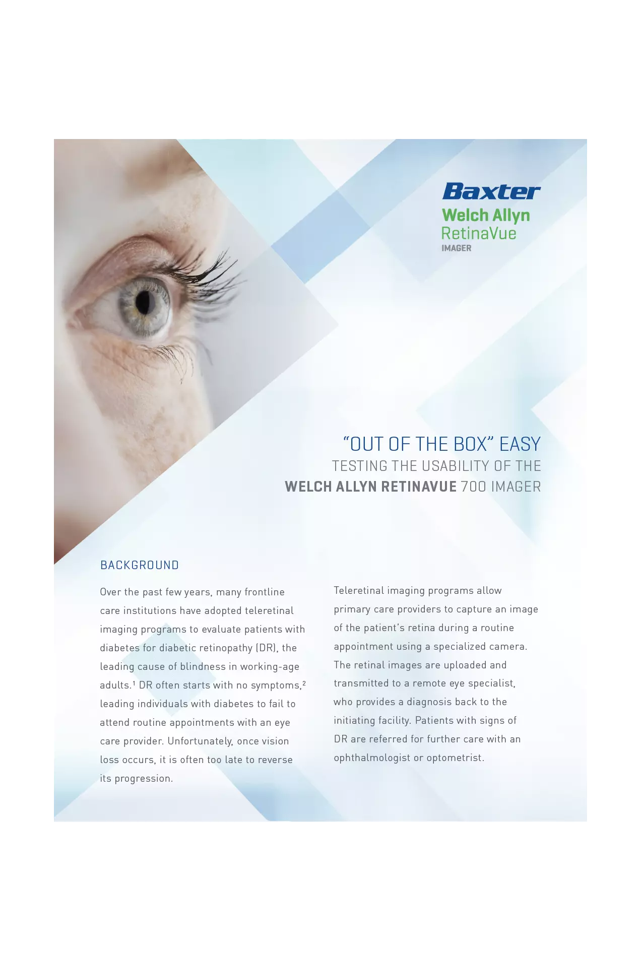 Preview of the "Out of the box Easy" RetinaVue Whitepaper